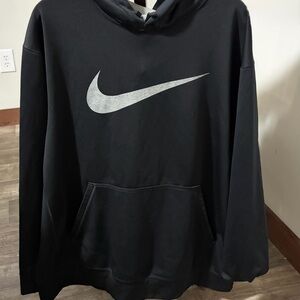 Nike Men's Black and Gray Hoodie